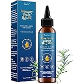 Rosemary Oil Hair Growth Serum with Biotin, Batana and Coconut Oil, Nourishes the Scalp, for Hair Loss and Thinning Hair 4 oz / 120ml