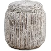 Uttermost 23876 Dialogue - Ottoman-18 Inches Tall and 18 Inches Wide