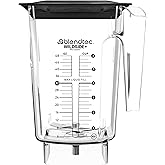 Blendtec 90 oz WildSide Jar, Commercial Grade - Five-Sided Replacement Blender Jar - Compatible with Blendtec Blenders - 36 o