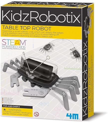 Amazon.com: 4M Kidz Robotix-Wacky Walking Robot, Science and