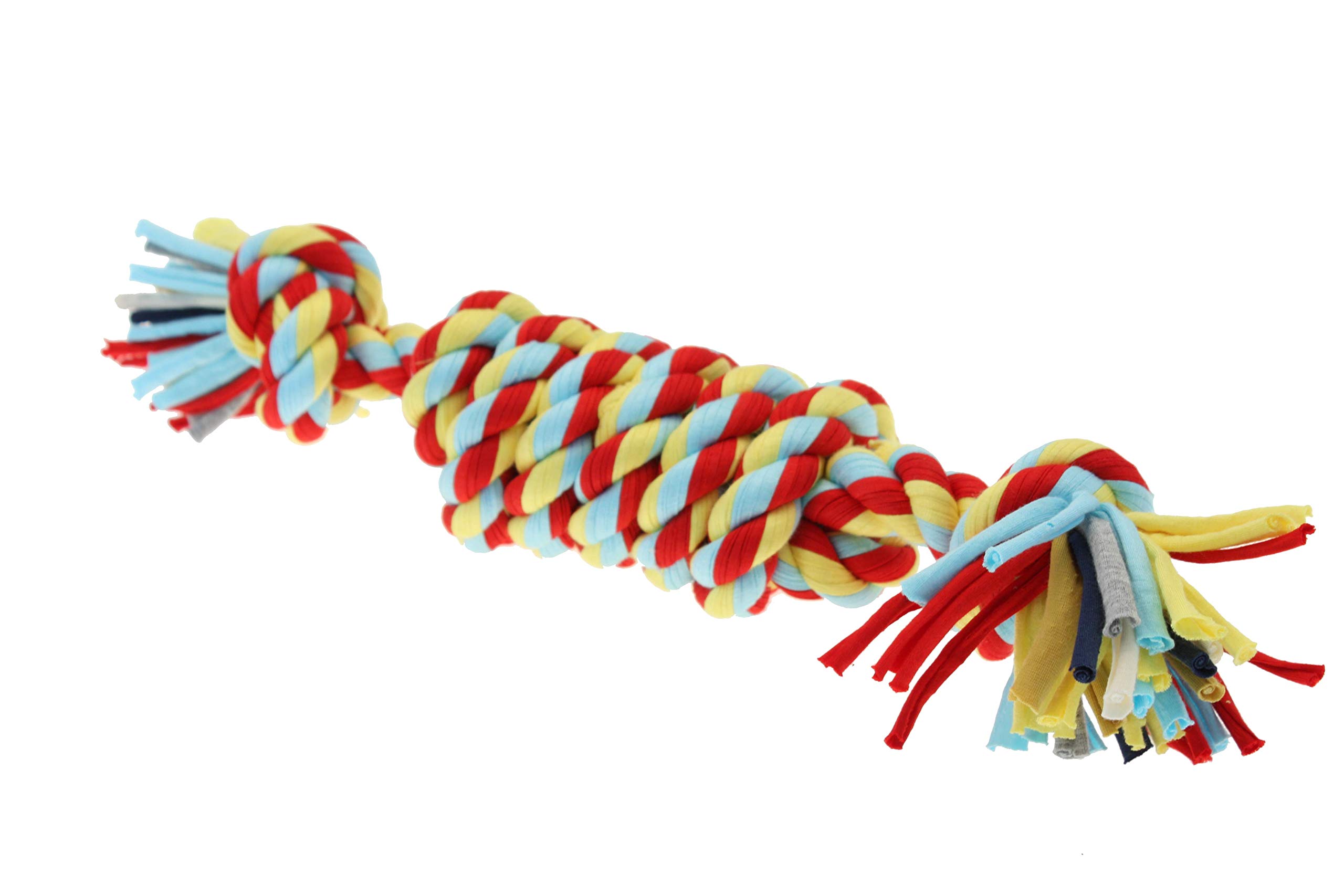 Nuts For Knots "Twist-Tee" Cotton Coil Tugger Dog Toy