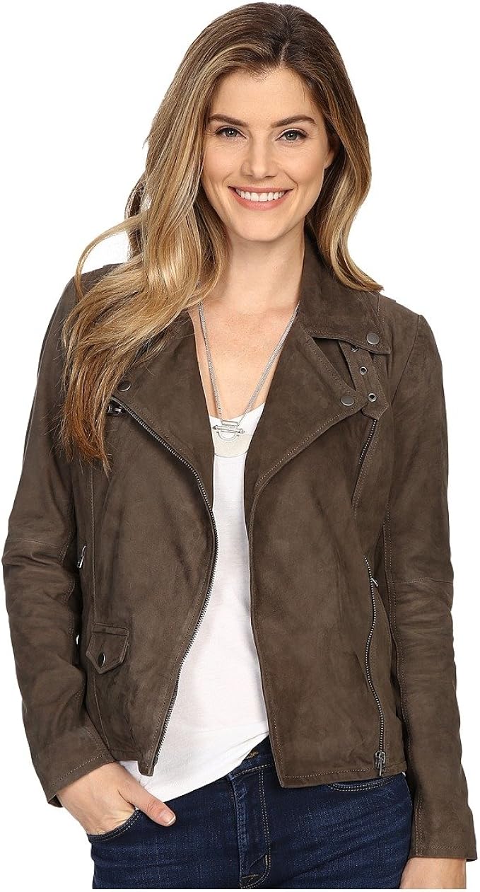 lucky brand suede moto jacket