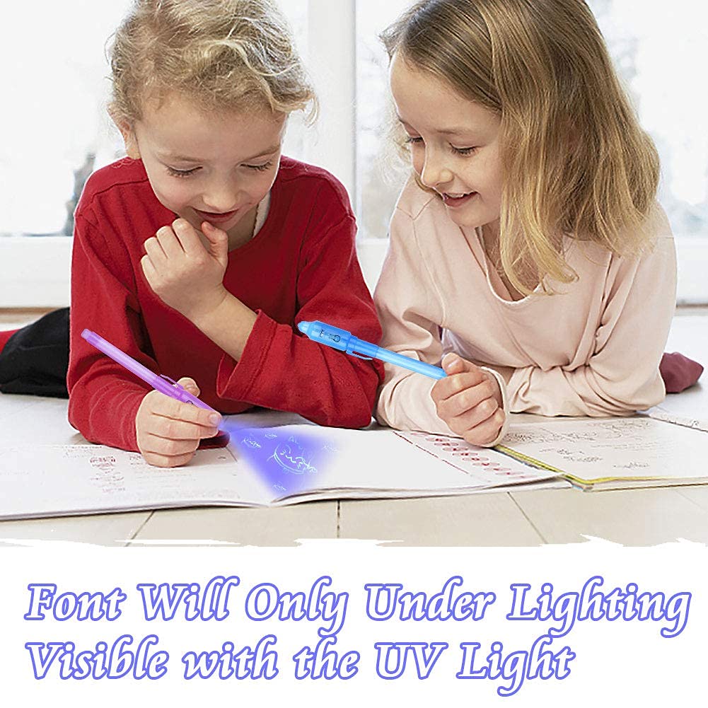Amteker Mitgebsel Kindergeburtstag Zauberstifte, UV Stift Geschenke zur Einschulung Schultüte Füllung, Kleine Geschenke für Kinder, Give Aways Kindergeburtstag Gastgeschenke,Kindergeburtstag Mitgebsel 8