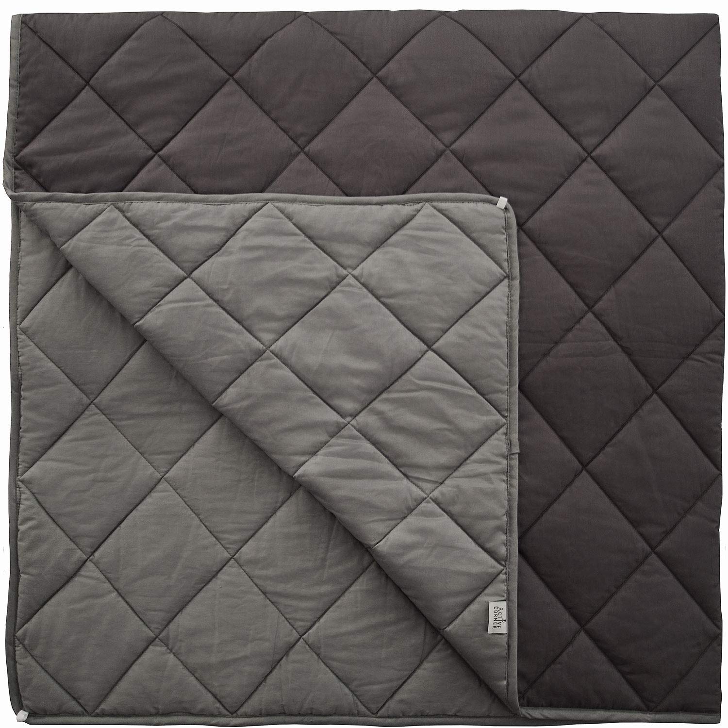 Active Corner 12 lb Weighted Blanket for Adults and Kids with Free Minky Pillowcase | Large 60” x 80” Surface | Heavy Blanket for Natural Relief from Anxiety and Stress, Promotes Better Sleep