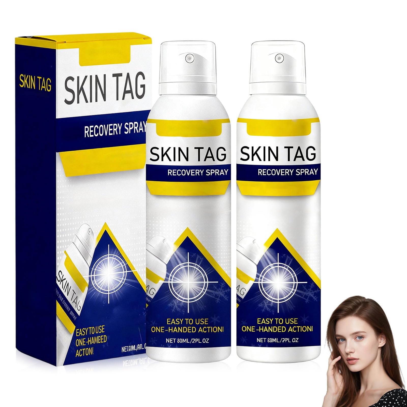 Photo 1 of 2Pcs ChillErase Bump Renewal Spray,Professional Salicylic Acid Body Serum 2%,ChillErase Spray,Reduces Skin Imperfections,Natural Skin Serum Suitable for All Skin Types