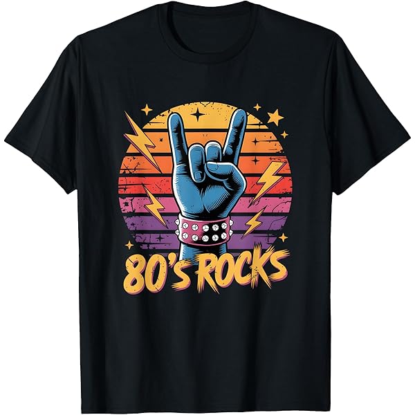 Amazon.com: Rock T Shirt - Vintage Band Concert 60s 70s 80s Retro
