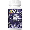 VAL Sugar-Free Calm Magnesium for Kids PM Chewable Tablets | Magnesium Glycinate, Citrate & Taurate | Chamomile & Vitamins B6 & C | Bedtime Support | Non-GMO | Grape Flavor | 60 Count