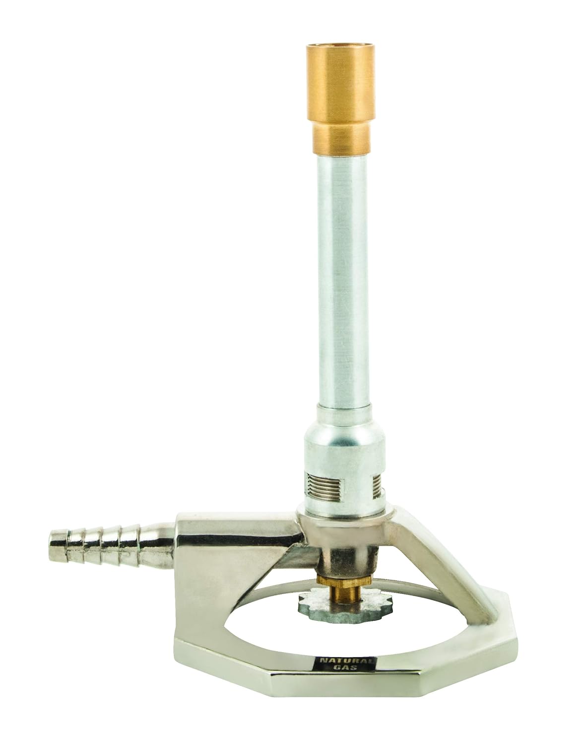 Eisco Labs Natural Gas Bunsen Burner (Tirrill) with Gas and Air Supply