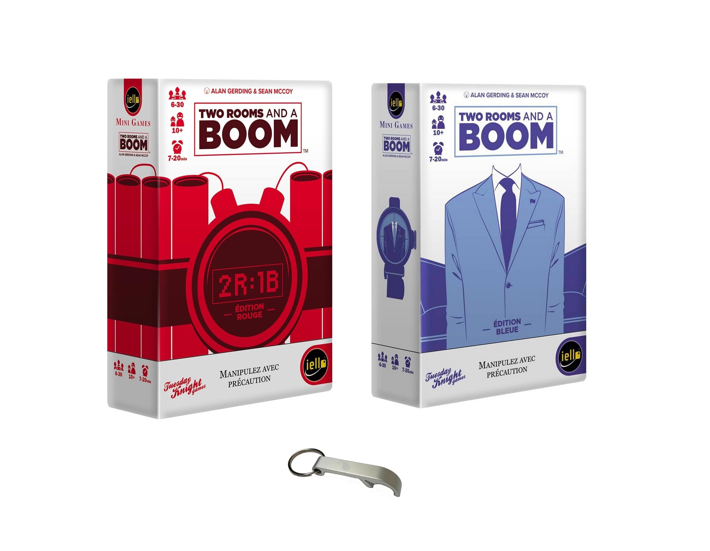 Set Two Rooms and A Boom Edition Blue + Red Edition French Version + 1 Blumie Decaps (2 Rooms & A Boom)