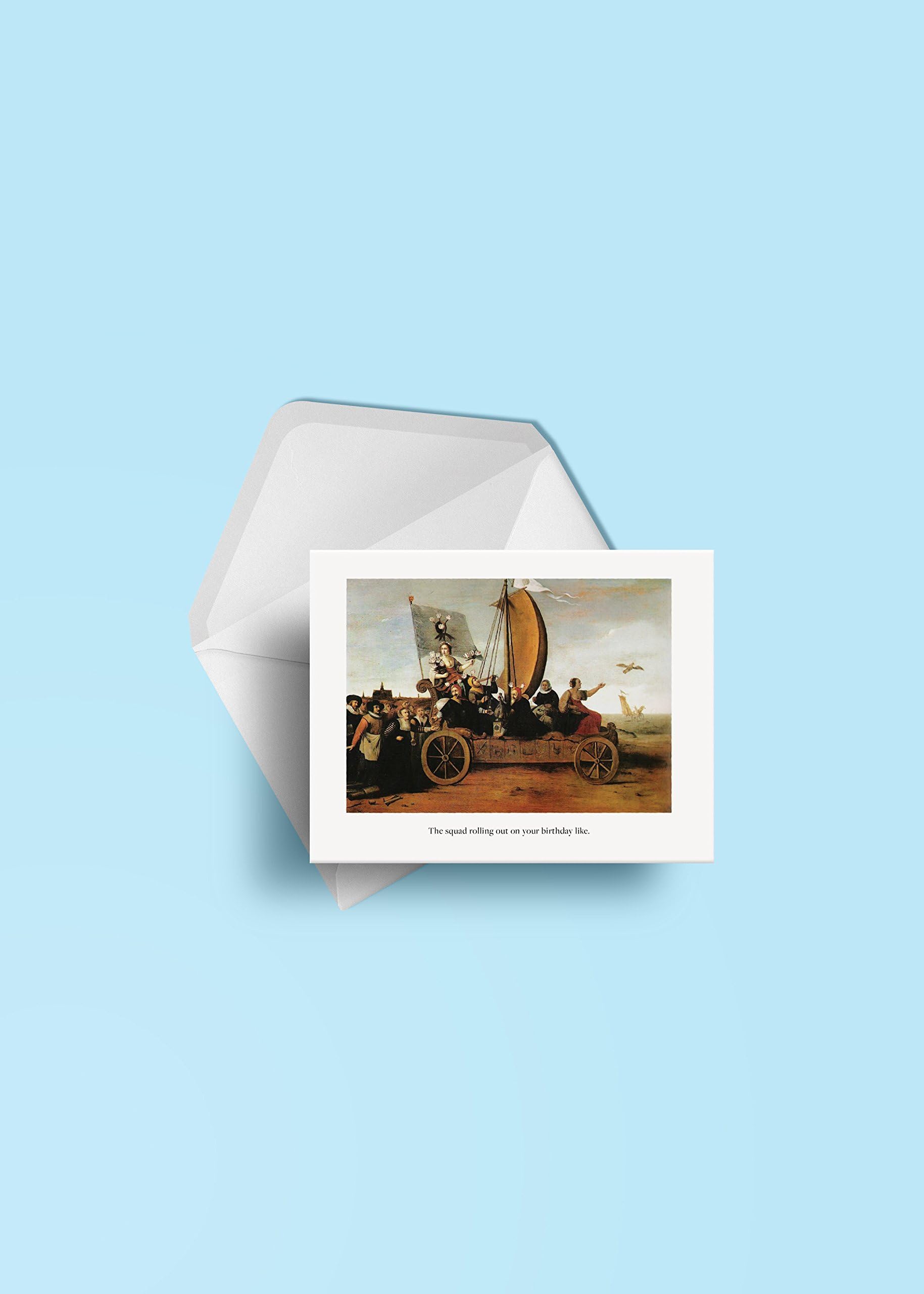 Birthday, Squad, Party, Funny, Humor, Greeting, Card - Digital Print
