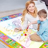 LOYO Water Doodle Magic Mat 100 x 78cm Multicolored No Mess Educational Kid Toy view 7