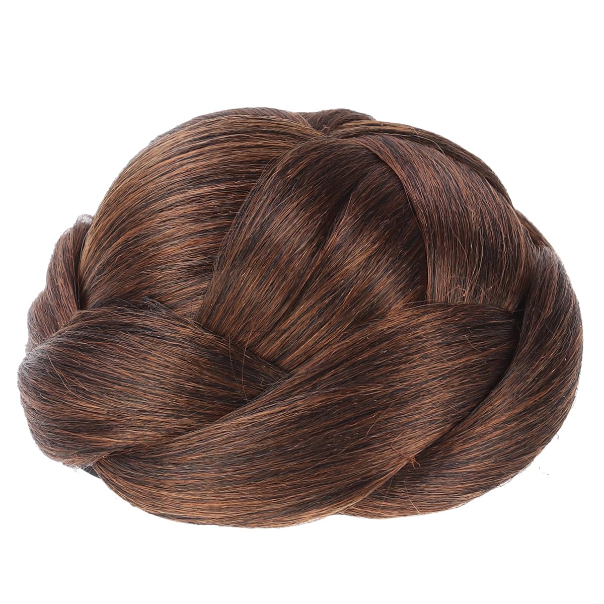 minkissy Synthetic Wig Braid Hair Bun Chignon Clip in Hairpiece Extension for Women Easy Diy Hairstyle Travel Accessory
