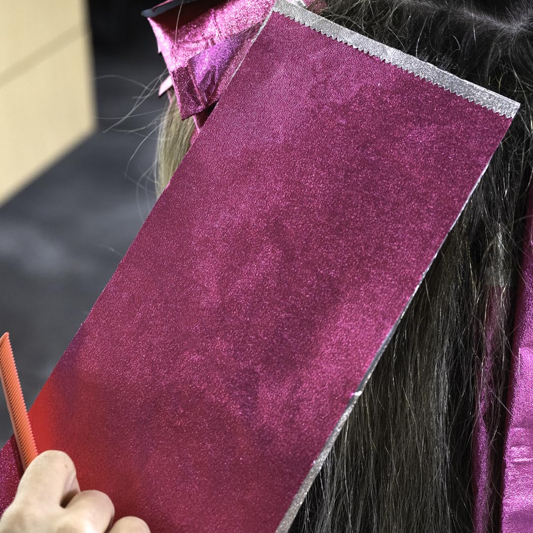 Colortrak Smooch Pop-up Foil W/Dispenser (400 Count), Pre-cut Sheets, Non-Slip Embossed Texture, 5