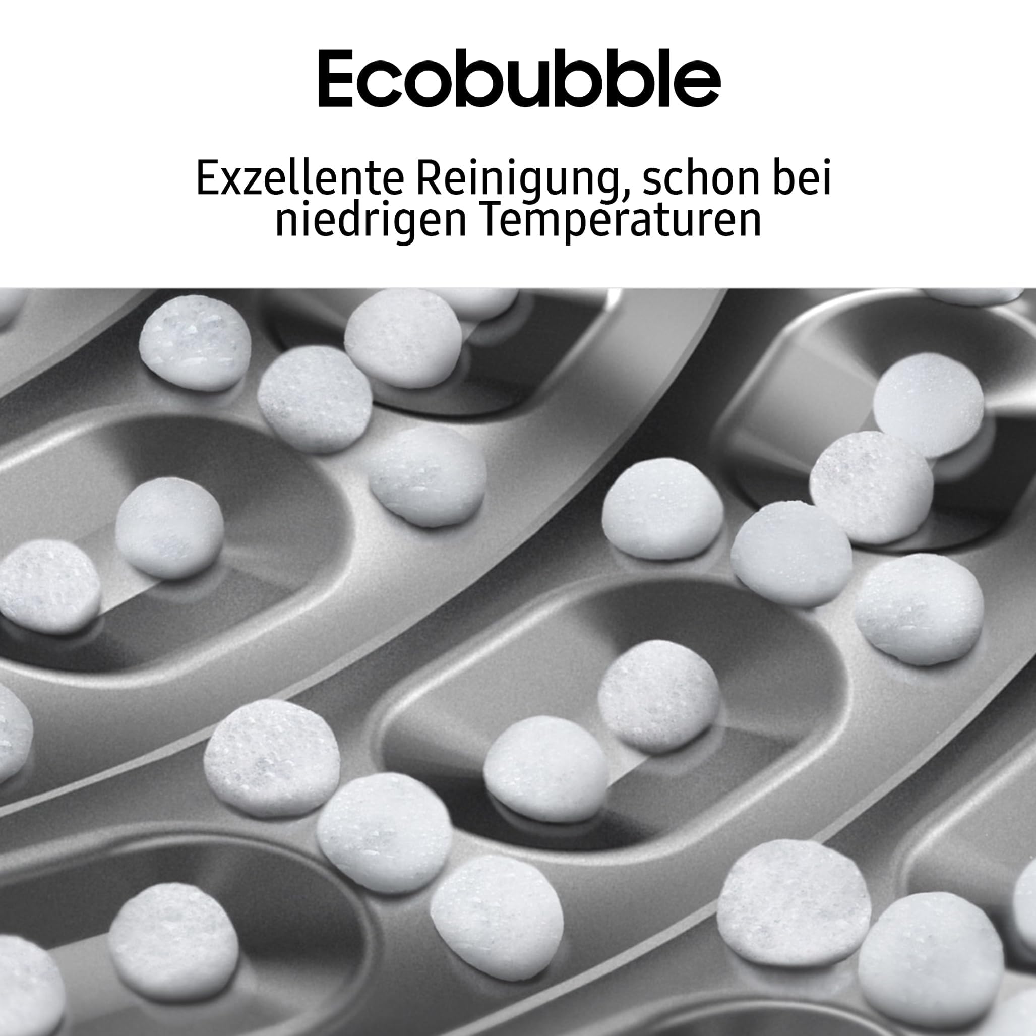 Samsung Waschmaschine, 8 kg, 1.400 U/min, EEK: A, Mikroplastik-Programm, Ecobubble, 14 Programme, WiFi SmartControl, Weiß, WW80CGC04ATEEG 3