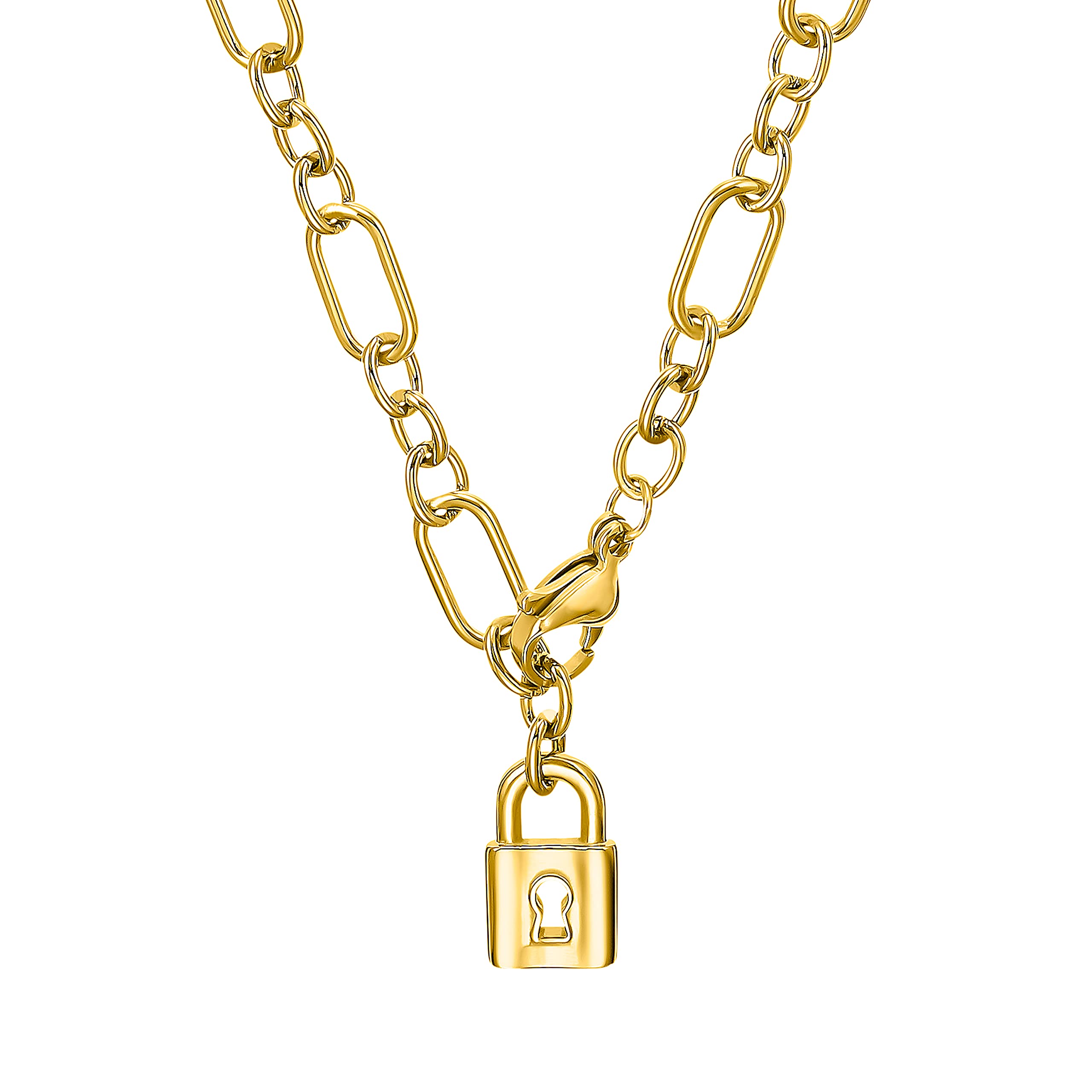 s.Oliver , Women’s Stainless Steel Not a gem Chain Necklace, Gold, 50-2032521