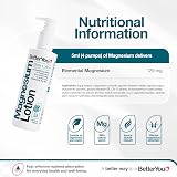 BetterYou Magnesium Body Lotion 150ml Nourishing Transdermal Magnesium view 3