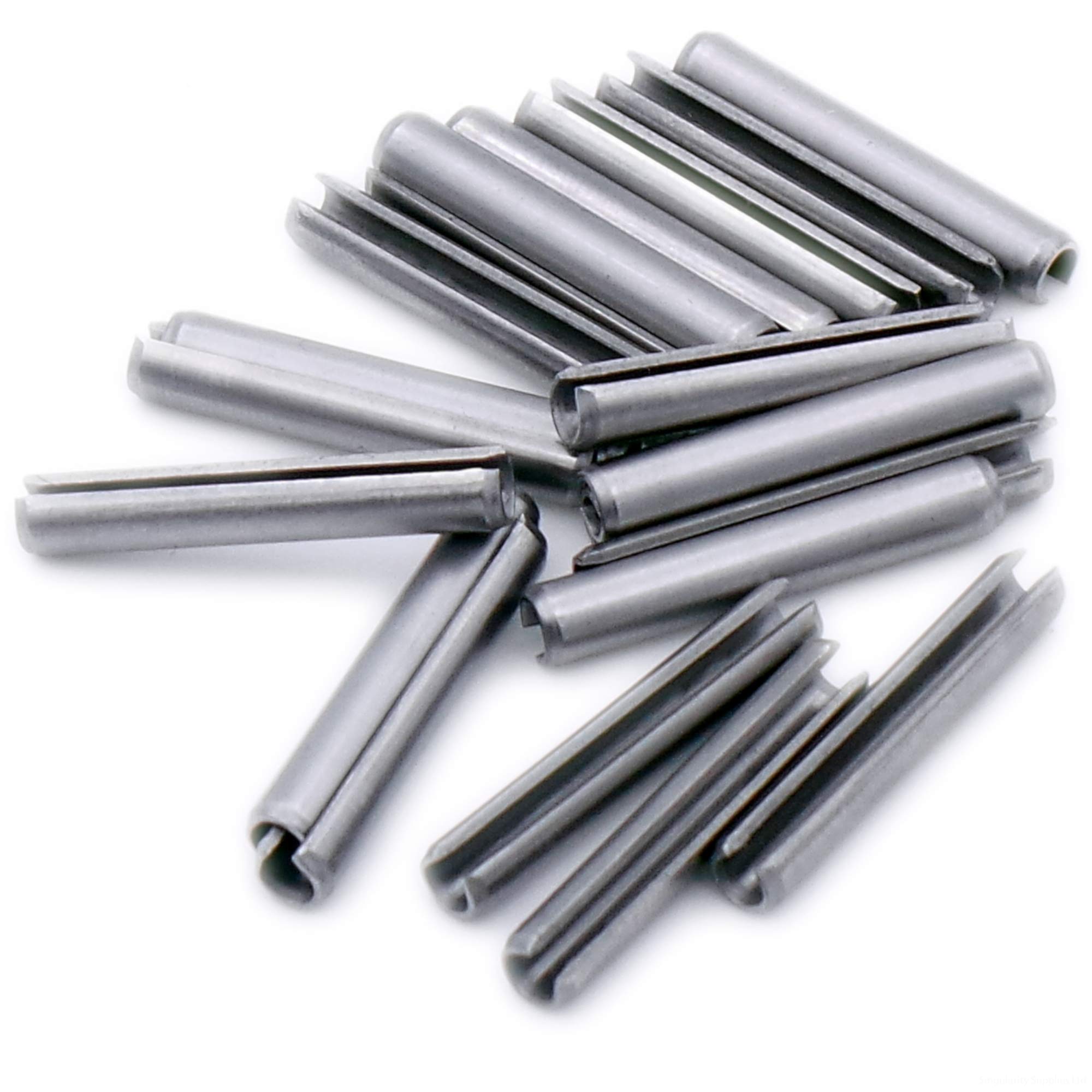 D2.5 (2.5mm x 16mm) Slotted Spring Pin (Heavy) - Stainless Steel (A1) (Pack of 20)