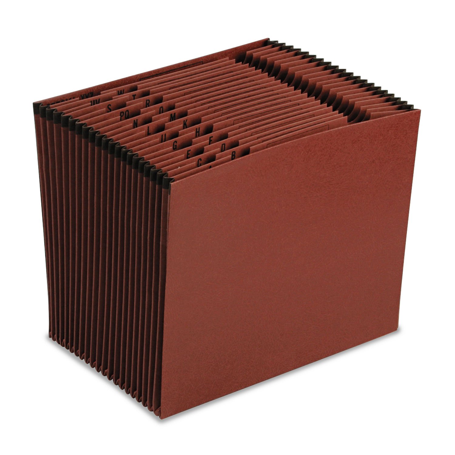 Pendaflex ER17A Earthwise Leather-Look Expanding File, Open Top, A-Z Index, 12 x 10