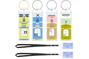 NTONPOWER Cruise Luggage Tags with Zip Seal and Steel Loops Premium Clear Thicken Luggage Tags Waterproof Fit for Royal Caribbean & Celebrity Cruise,Cruise Essentials in 2024