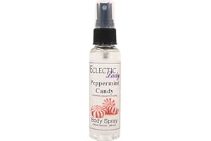 ECLECTIC LADY Peppermint Candy Body Spray, 2 ounces, Body Mist for Women with Clean, Light & Gentle Fragrance, Long Lasting Perfume with Comforting Scent for Men & Women, Cologne with Soft, Subtle Aroma For Daily