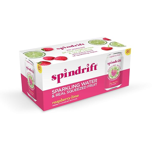 SPINDRIFT, SPARKLING WATER, RASPBERRY, 12 OZ (PACK OF...