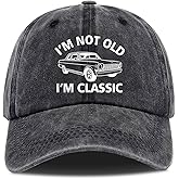 DLTRXMY Unisex-Adult Classic Vintage Black Cotton Baseball Cap, One Size Fits Most, Sun Protection, Moisture Wicking