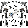 Detroit Axle - Front 16pc Struts Suspension kit for Chevrolet Impala Monte Carlo LaCrosse Regal Century Grand Prix Struts Lower Control Arms Tie Rods Wheel Bearing Hubs Boots Front Rear Sway Bars