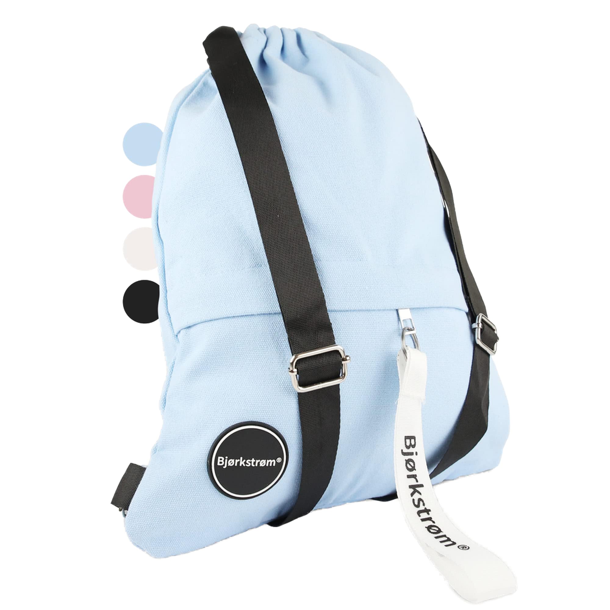 Bjørkstrøm® Sports Bag with Outer Pocket and Zip - Lifestyle Backpack with Adjustable Drawstring - Gym Bag - Gym Bag for Men and Women