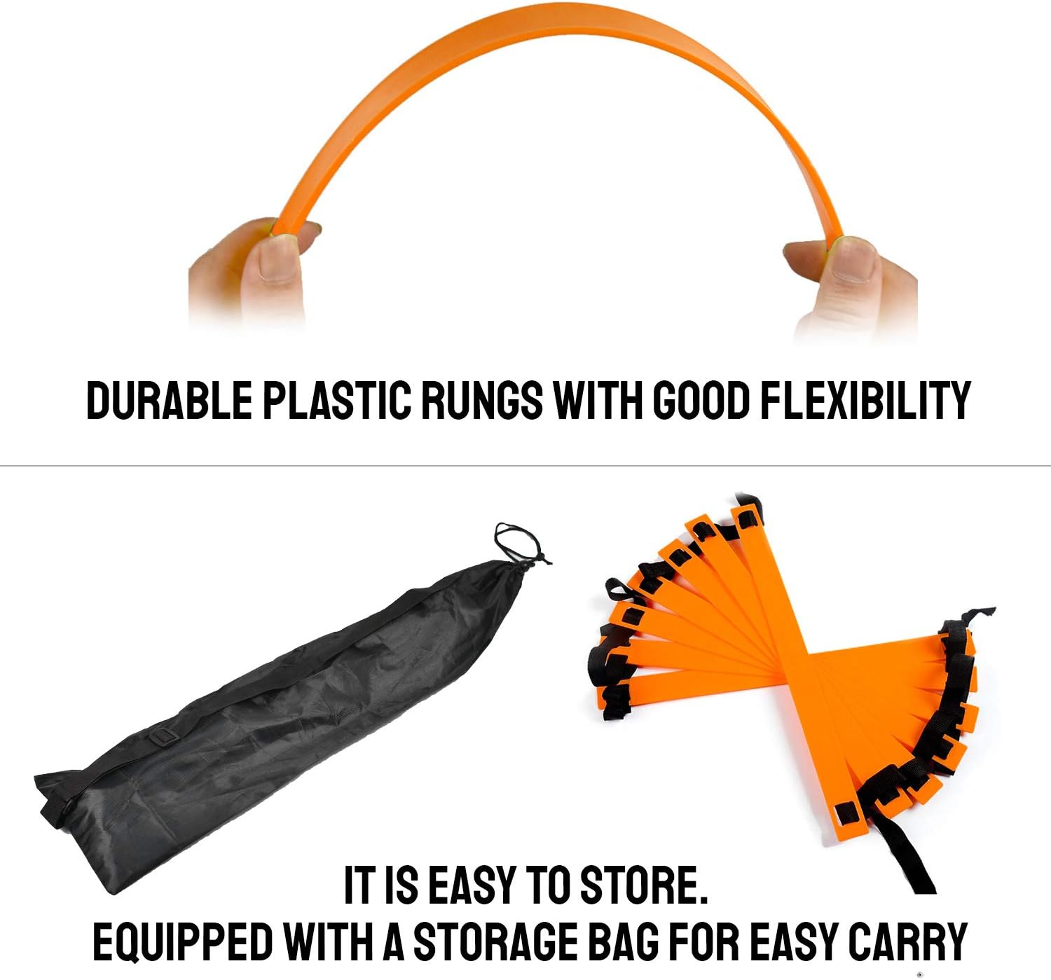 TNZMART Agility Ladder Speed Ladder 10FT 20FT Training Equipment for Football Soccer Basketball with Carrying Bag : Sports & Outdoors