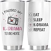 CVROY Korean Drama Gifts Tumbler 20OZ 1PC, Korean Gifts for Women/Men, K Drama Present, K-Drama Merch, K Pop Gift Ideas for Teen Girl, Kdrama Birthday Cup Mug