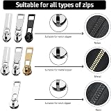 Haraqi Zip Repair Kit 105pcs - Universal Zipper Pull Replacement Set view 5