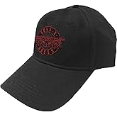 Guns N' Roses Unisex Adult Circle Logo Baseball Cap (One Size) (Black/Red)