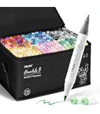 Amazon.com : Ohuhu Alcohol Markers Brush& Fine 168 Colors for