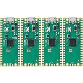hiBCTR 4-Pack RP2040 Development Board, Dual-Core ARM Cortex M0 | 133MHz, 264KB SRAM, 2MB Flash, 26 GPIO pins, supports MicroPython and C, for IoT DIY projects