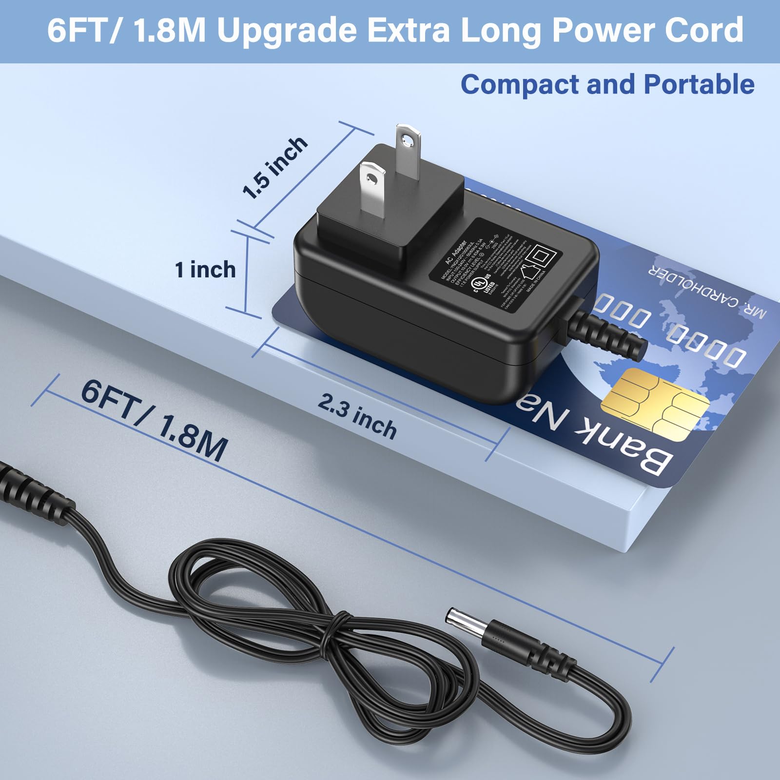 10V Pet Stain Eraser Charger Replacement Compatible with Bissell 3180 Power Cord AC Adapter for Bissell 3180C 3181 3182 Cordless Portable Spot Carpet Vacuum Cleaner 3705 3706 Charging Plug Cable