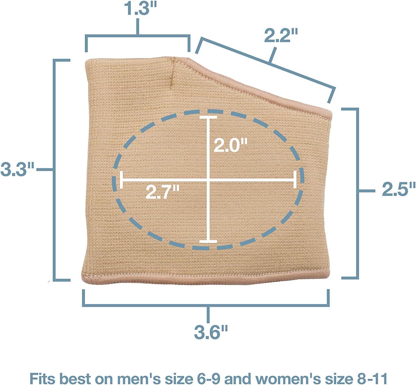 ZenToes Metatarsal Pads for Women and Men - 4 Pack Ball of Foot Cushions: Health & Personal Care