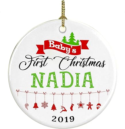 Amazon Com Christmas Tree Ornament Decoration Baby First