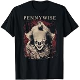IT Pennywise Creepy Portrait Horror Movie T-Shirt
