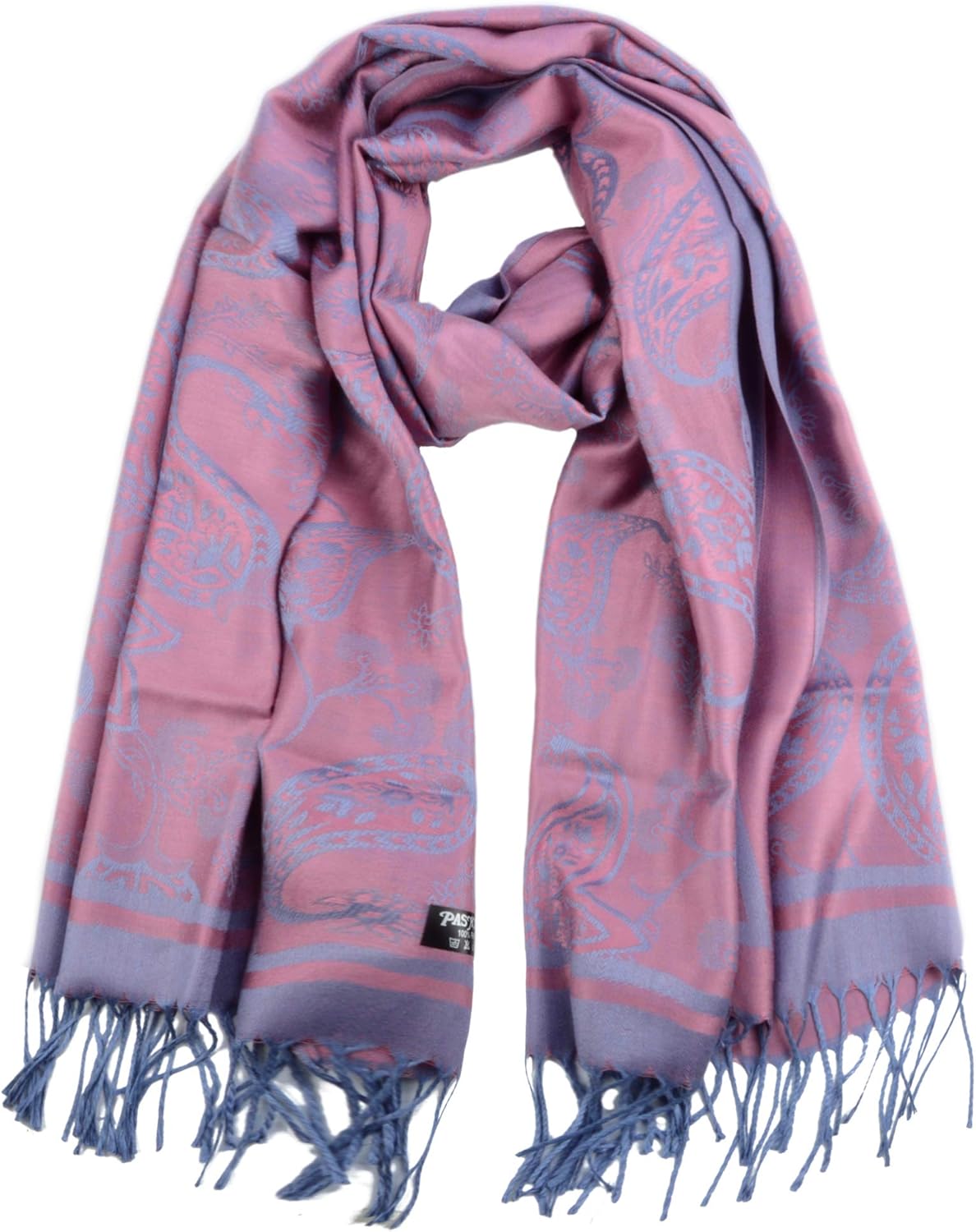 DOFOTAWN Damen Pashmina-Schal Mit Stickerei - Übergroß Mit Quasten | Perfektes Geschenk Für Frauen