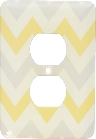 Placa de pared para receptáculo dúplex individual, placa de pared de