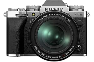 Fujifilm X-T5 Mirrorless Camera Body, w/FUJINON XF16-80mmF4 R OIS WR Lens Kit, Silver (16782662)