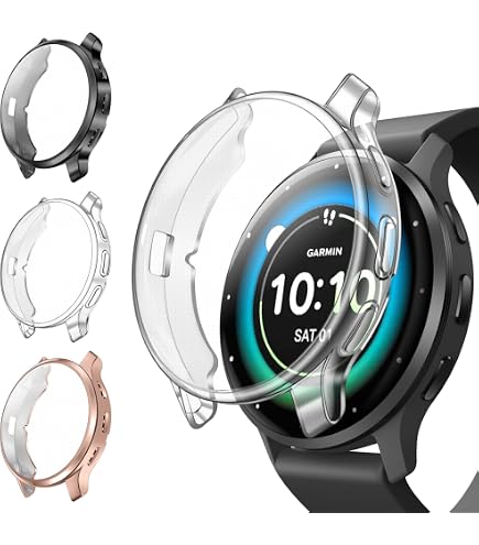 Coque Souple TPU Pour Garmin Venu 4 41mm – 2 Pièces Transparentes – Anti-choc, Léger – Charge Sans Retirer - 6