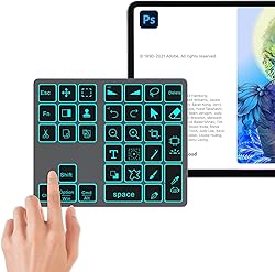 Doohoeek Bluetooth Shortcut Keyboard for Adobe