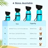 Pecute Dog Water Bottle 850ml Portable Leak Proof Travel Water Dispenser view 9