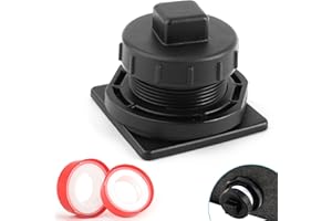 YHXMARSCAN Stock Tank Drain Plug Kit for Rubbermaid Commercial Stock Tank Drain 50/70/100/150/300 Gallon Stock Tank Float Valve Drain Replacement