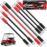 CASISPRO 7 PCS Golf Cart Heavy Duty Battery Cables for Club Car DS 1994-UP, 36&amp;48 Volt 4 Gauge AWG Club Car Battery Cable Set, Golf Cart Pure Copper Wiring Kit