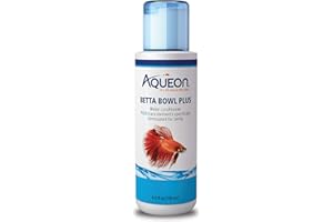 Aqueon Betta Bowl Plus Aquarium Tap Water Conditioner, 4-Ounce