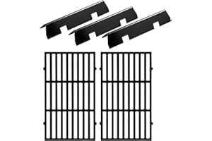 OKLAGARDEN Spirit Grill Replacement Parts 7637 Grates 7635 Flavorizer Bars for Weber Spirit E-210 Grill Parts Weber Spirit I and II 200 Series E210 E220 E215 S210 S220 GS4 Parts Replacement Grates Flavor Bars