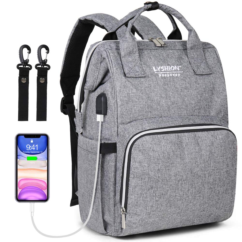 usb charging diaper backpack