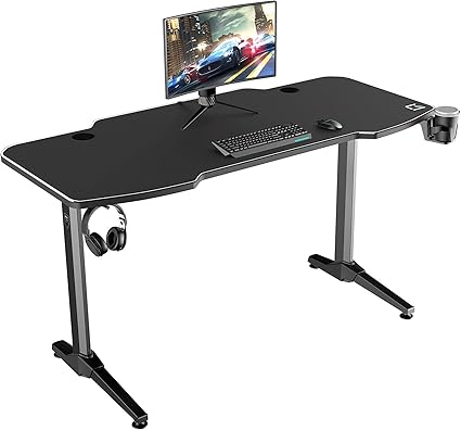 Rekt R Desk 140 Bureau Gaming 140 X 64 X 77 Cm Pour Gamer Supporte Jusqu
